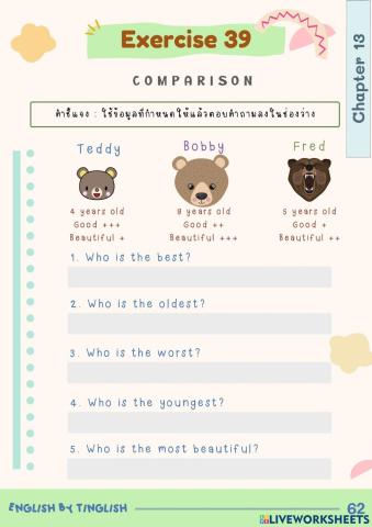 Chapter 13 COMPARISON