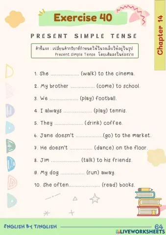 Chapter 14 Present SimpleTense