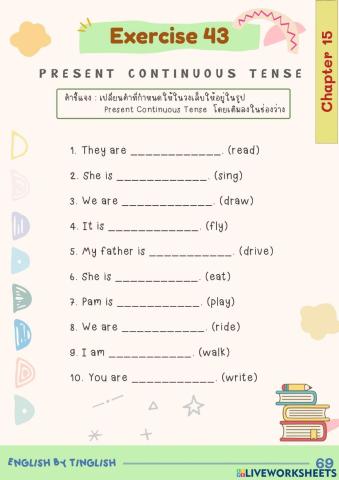 Chapter 15 Present Continuous Tense