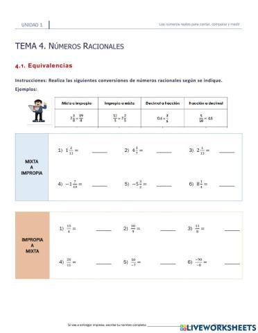 I.4.1.Equivalencia de racionales