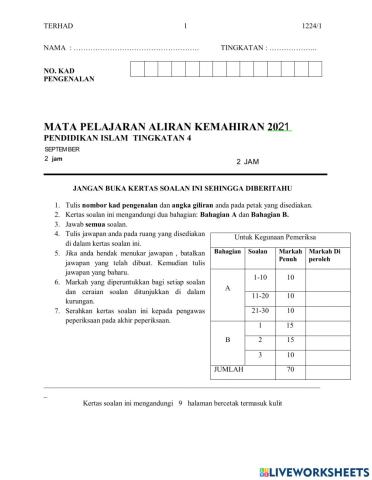 Pendidikan islam pima  MPP