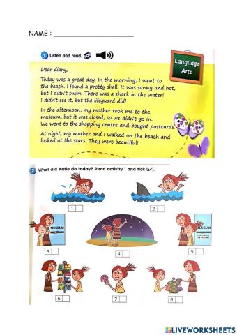 Year 3 Module 9 On Holiday