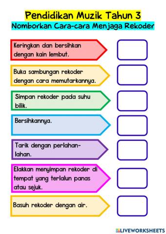 Cara menjaga rekoder