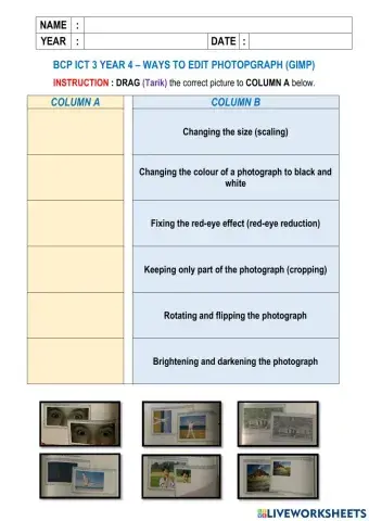 Gimp - ways to edit photograph