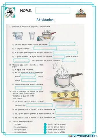 Estados físicos da água