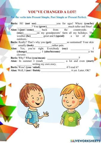 You've changed a  lot!