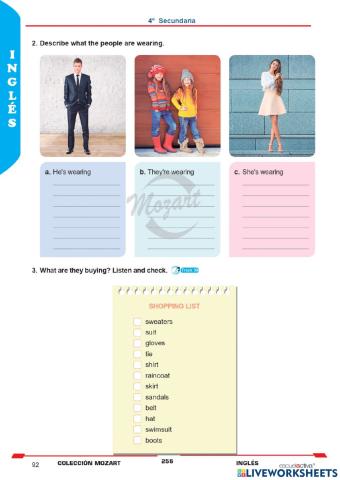 Unidad 7 - Inglés 4°