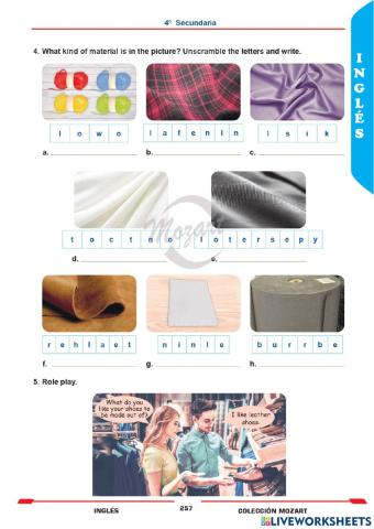 Unidad 7 - Inglés 4°