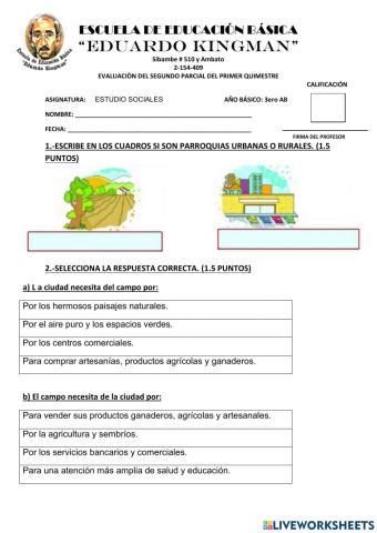 Evaluacion de Sociales