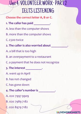 IELTS-listening-k11-Unit 4