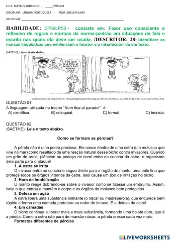 Variação linguística