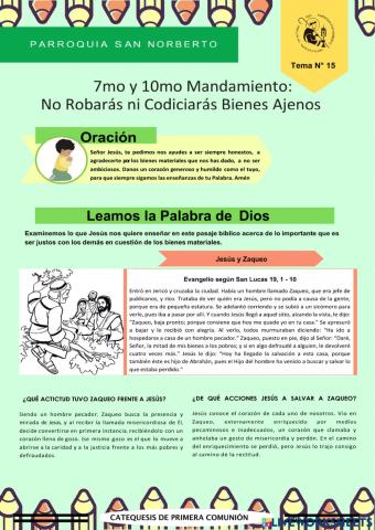 Tema 15: Séptimo y Décimo Mandamiento