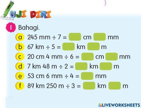 Bahagi Panjang Tahun 4