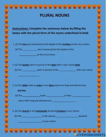 Forming Plural Nouns