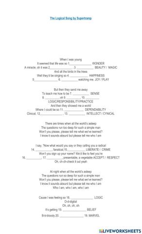 The logical song - Supertramp