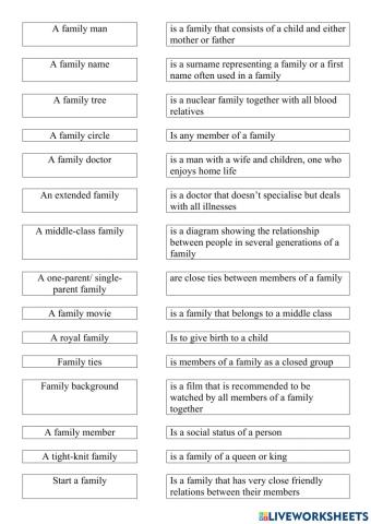 11 grade. Family ties