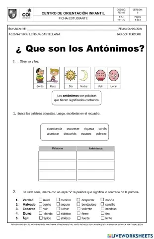 Guia de antonimos y homonimos
