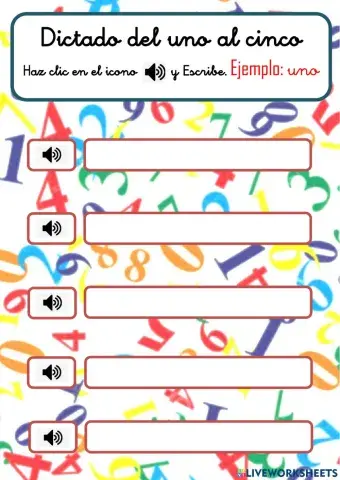 Escritura de números