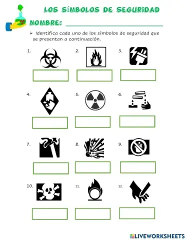 Los símbolos de seguridad
