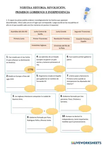 Historia Argentina: Del Virreinato a la Independencia
