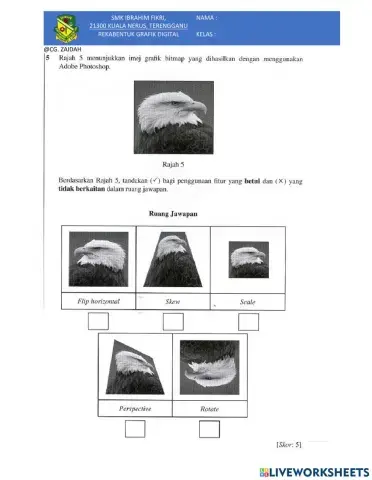 Fitur Transformasi (Transform)