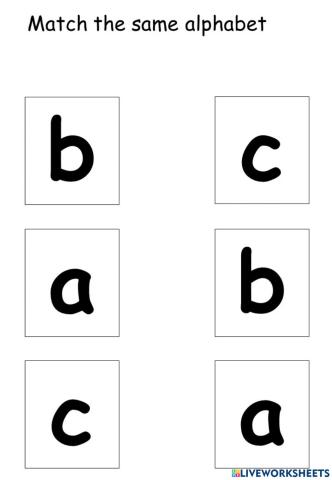 Small alphabet