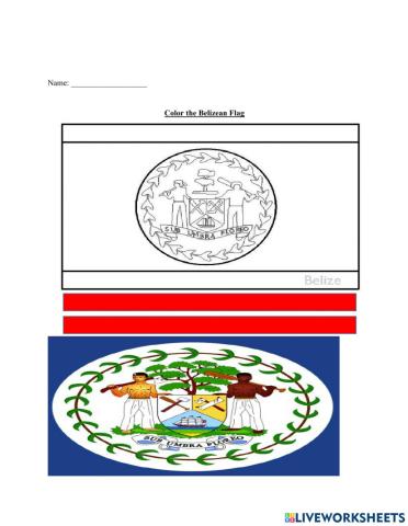 Flag of Belize
