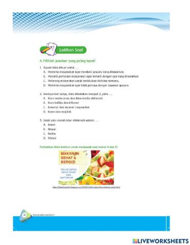 Evaluasi Tema 3 LKPD 3 BAHASA INDONESIA