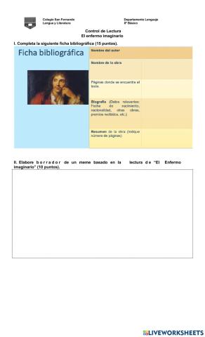 CL El enfermo imaginario