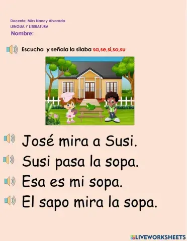 Sílaba sa-se-si-so-su