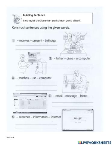Communication (Building sentences)