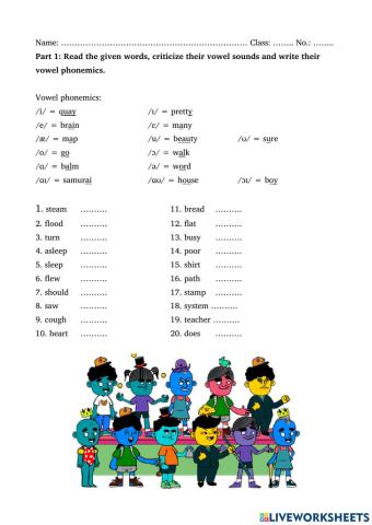 Pronunciation Vowels