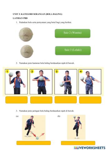 PJPK T2 Unit 3: Bola Baling