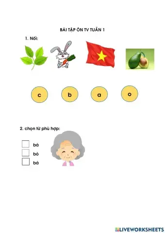 Ôn tập tiếng việt tuần 1