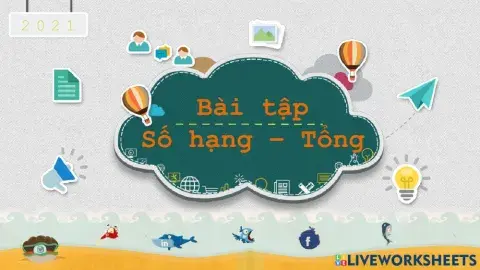 Số hạng - tổng