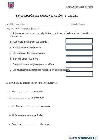 Evaluación de Comunicación