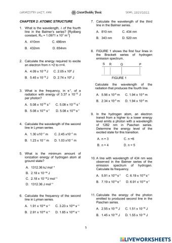 Chembuddy Atomic Structure page 1