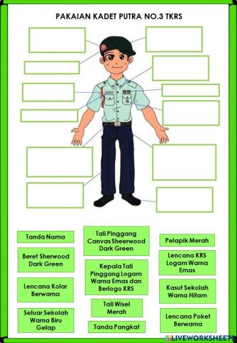 Latihan pakaian tkrs