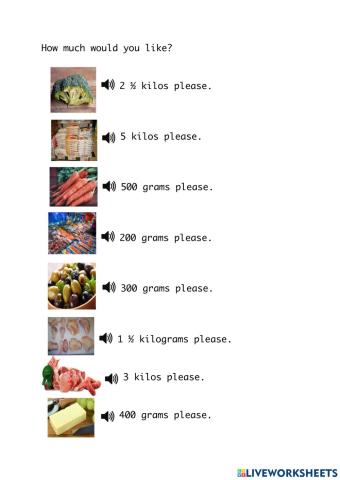 How much would you like?