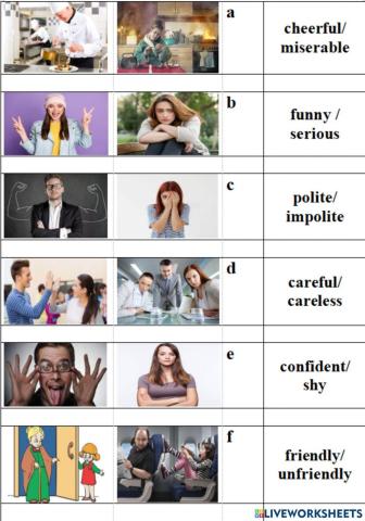 Traits of character pre-interm prepare 4 unit 1