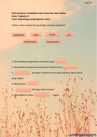 Kepentingan pengangkutan udara