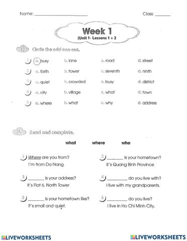 What's your address 1