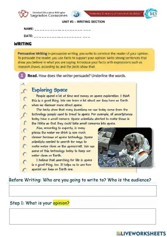 Persuasive Paragraph