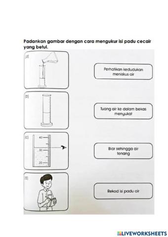 Sains tahun 3 - mengukur isipadu pepejal tidak sekata