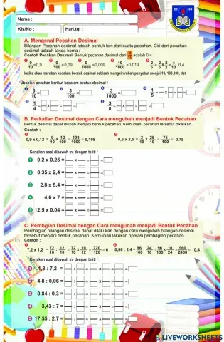 LKPD Pecahan Desimal