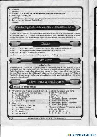 Daily Assessment Ch.2