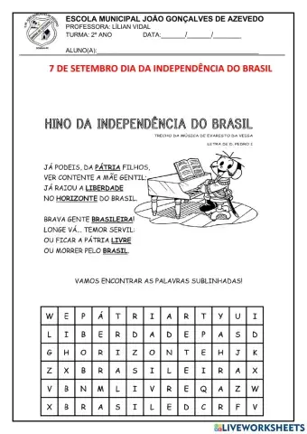 Independência do brasil