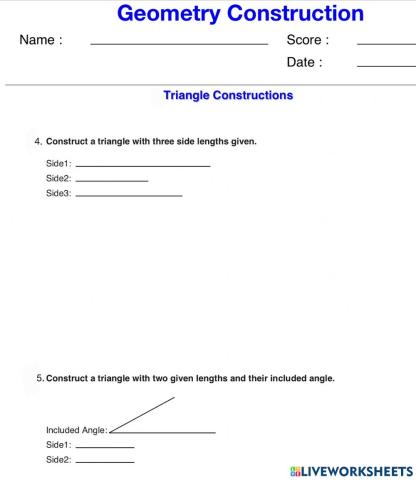 Geometric construction page 2