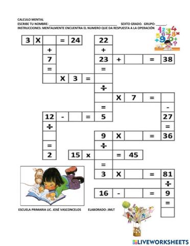 Operaciones básicas