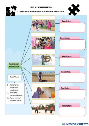 Ciri-ciri permainan tradisional